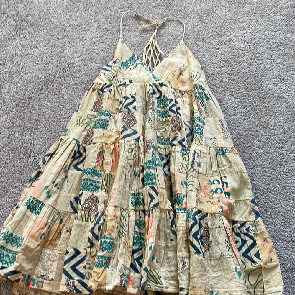Urban Outfitters, tan patch dress, size small